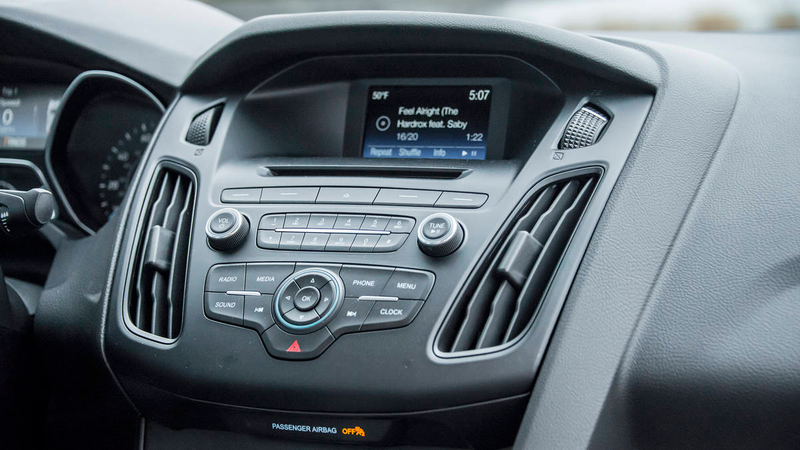 2016 Ford Focus - The screen is in their somewhere!? The larger screen is only in the upper trim levels. Also, this photo courtesy of the internet.